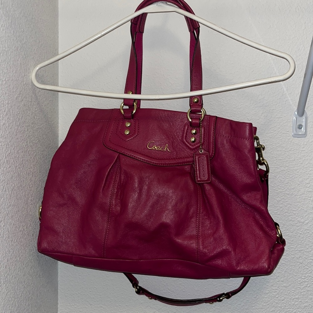 Vintage Pink Coach Purse